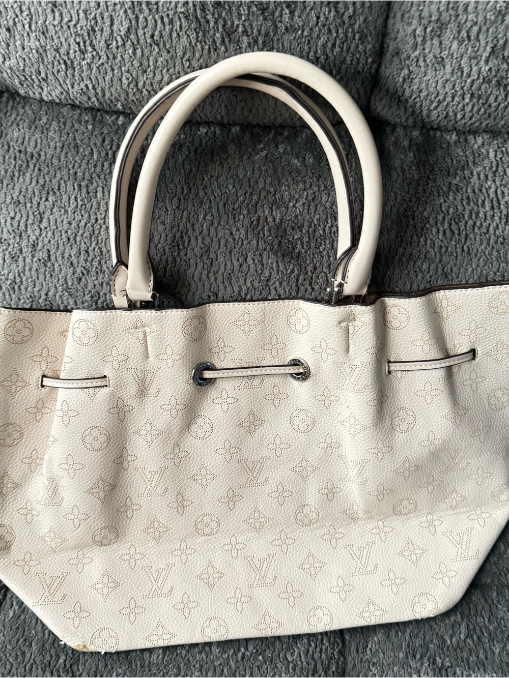 Lou Vuitton Purse handbag re pro Fair Condition